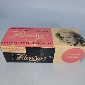 Vintage Bobby Pins Bob Pins Ski-Tip Professional Silver 1 7/8 in A5003 Pins New